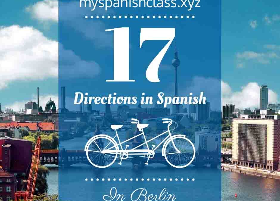 Directions in Spanish